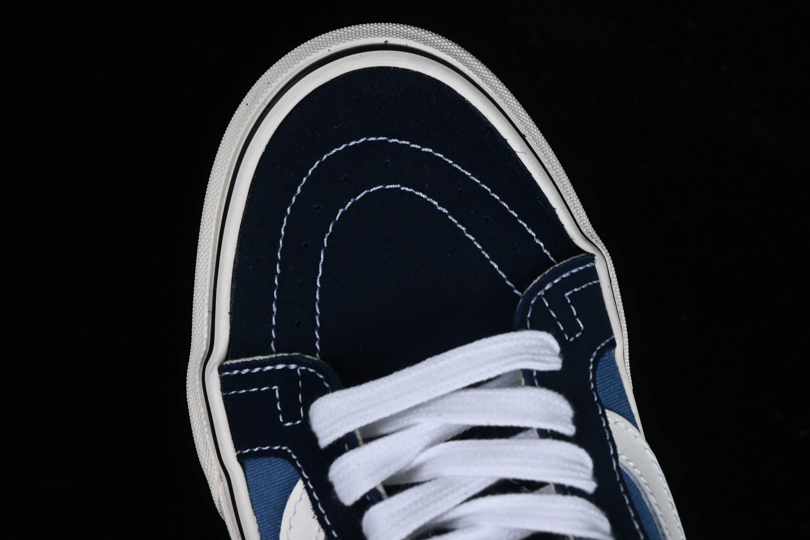 All categories Vans Vans series Vans Mid Vans China Vans Sk8-Mid Vans official navy blue mid-top retro classic casual canvas shoes VN0A391F5TU